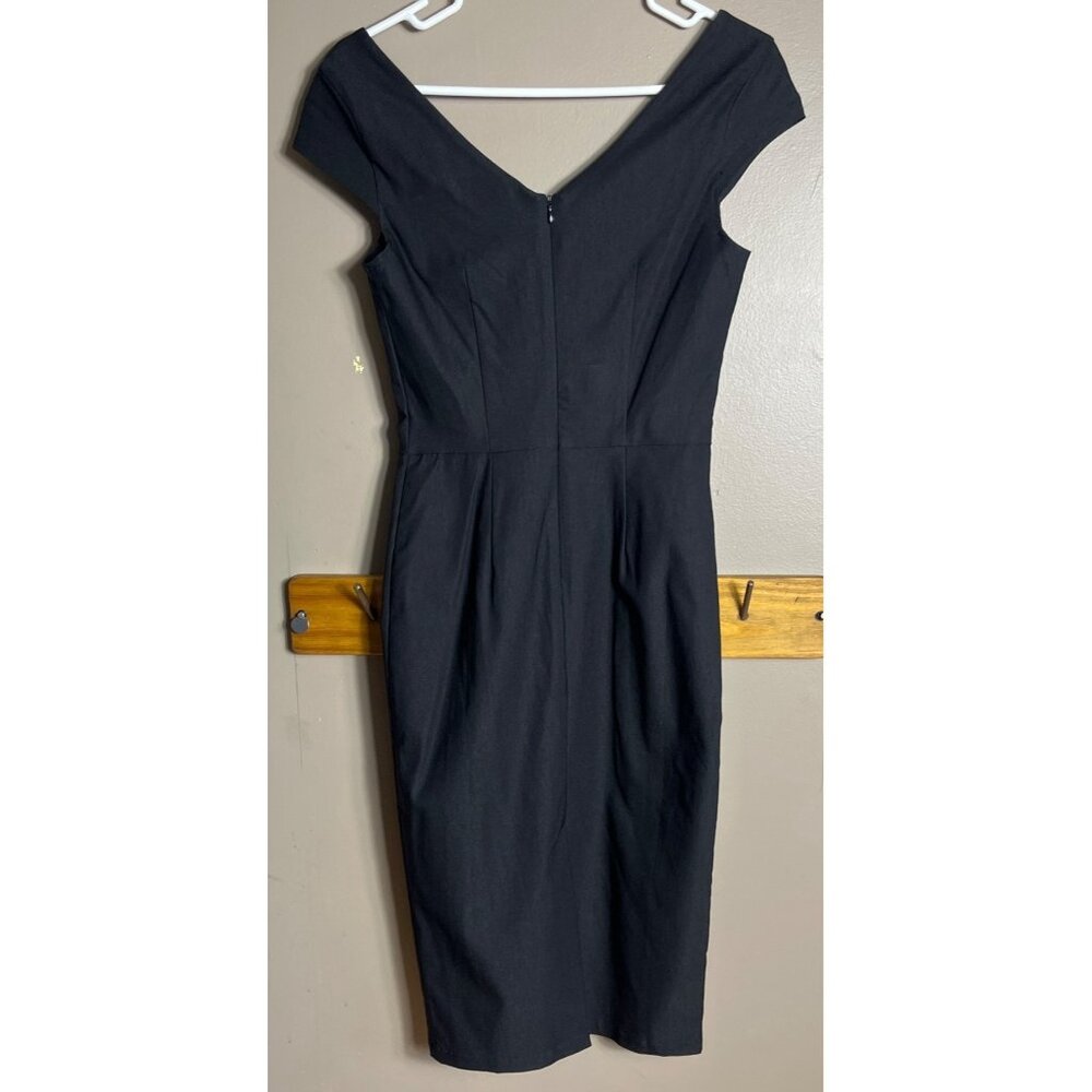 NWT Muxxn Boutique Pencil Dress Midi Cocktail Bodycon Bombshell Elegant Womens S - Picture 5 of 12